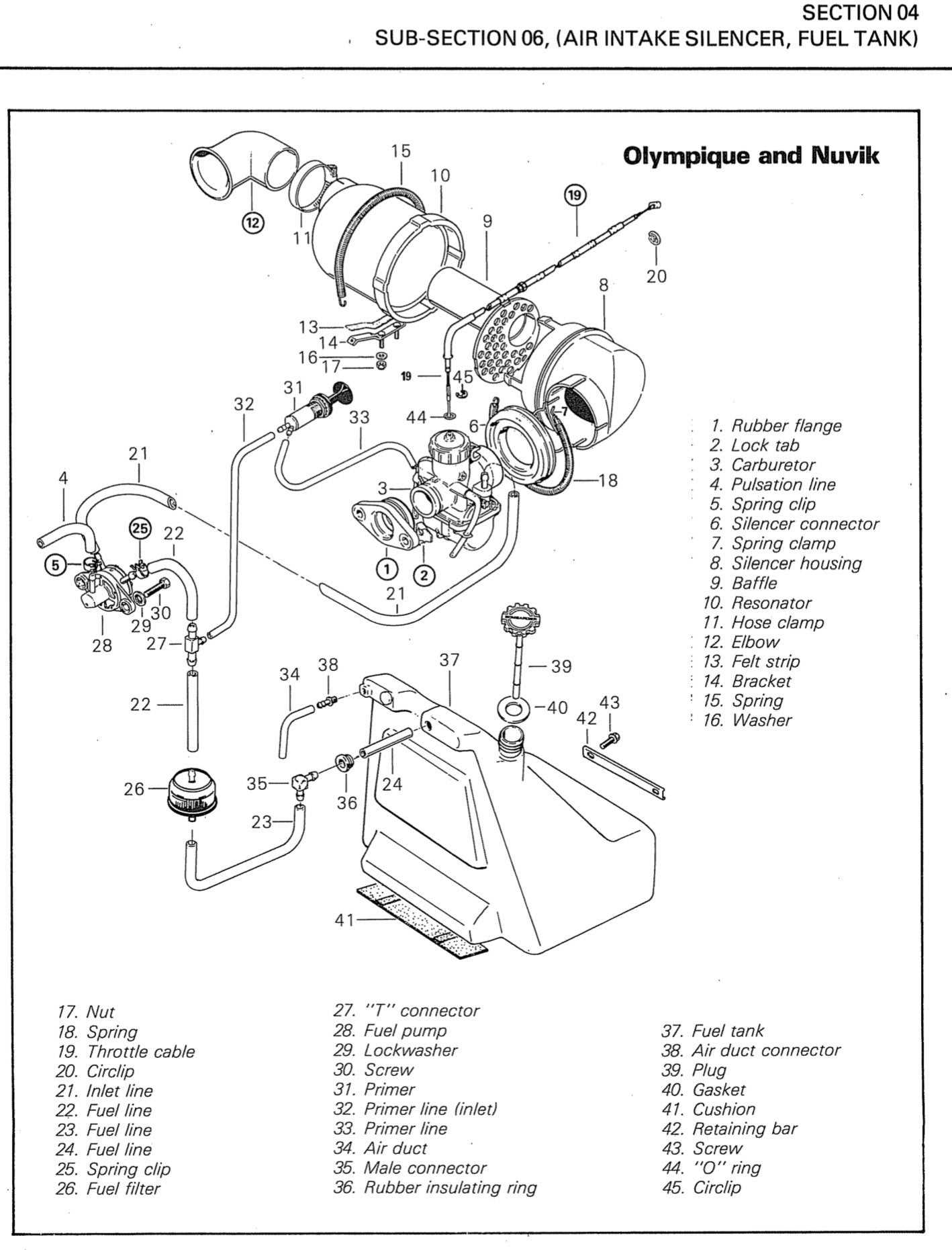 ski doo safari parts diagram