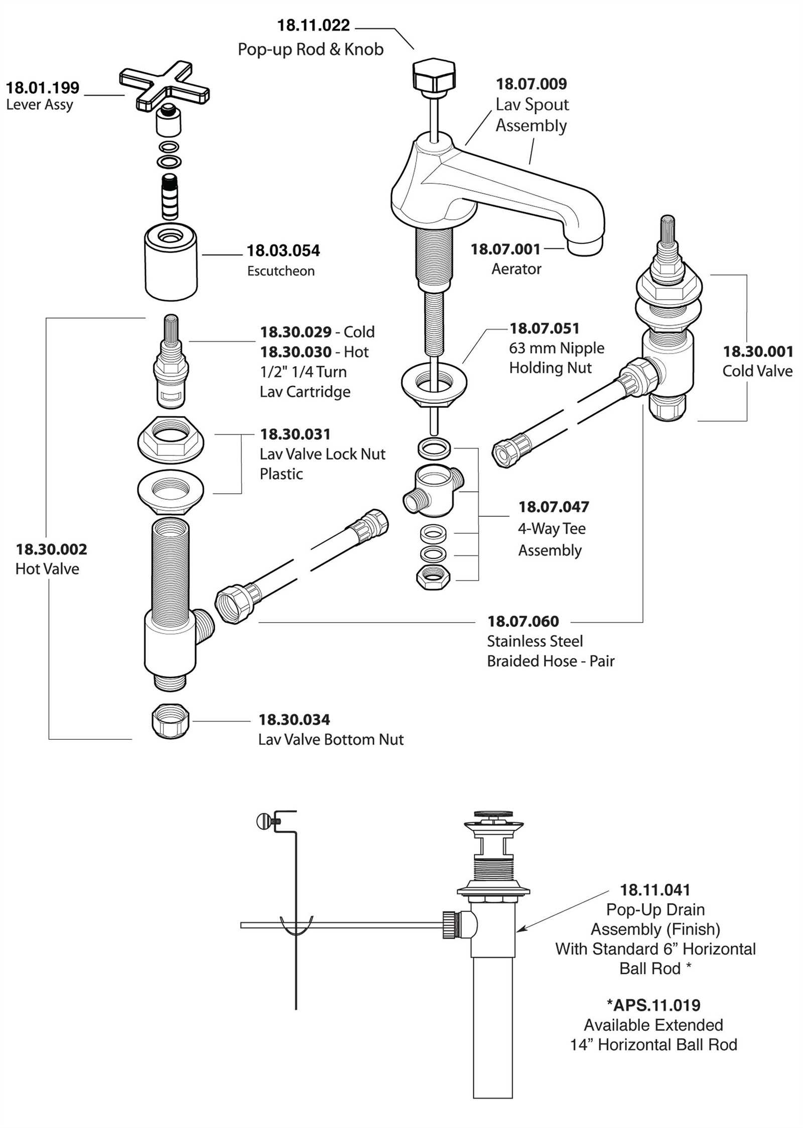 tub spout parts diagram