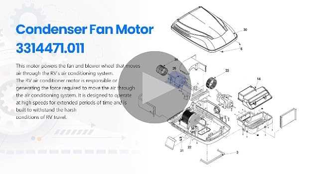 dometic rv air conditioner parts diagram