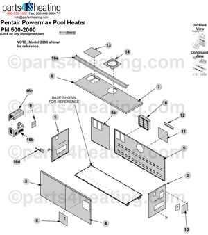 pentair pool heater parts diagram