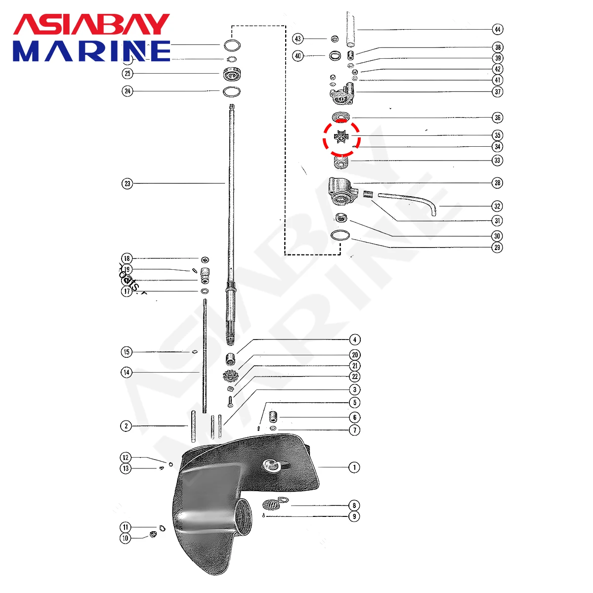 9.8 mercury outboard parts diagram