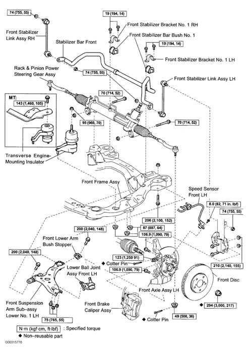 toyota camry 2001 parts diagram