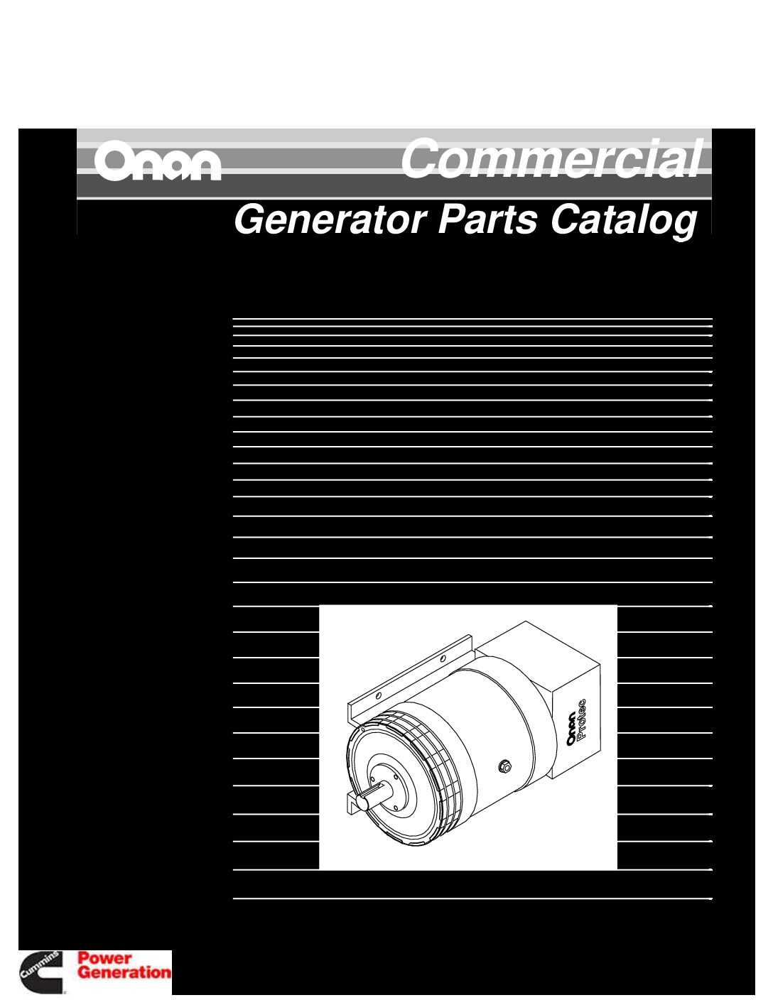 onan parts diagram