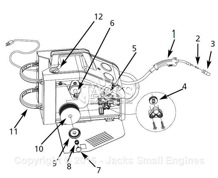 arc welder parts diagram