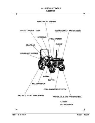 kubota l2550 parts diagram