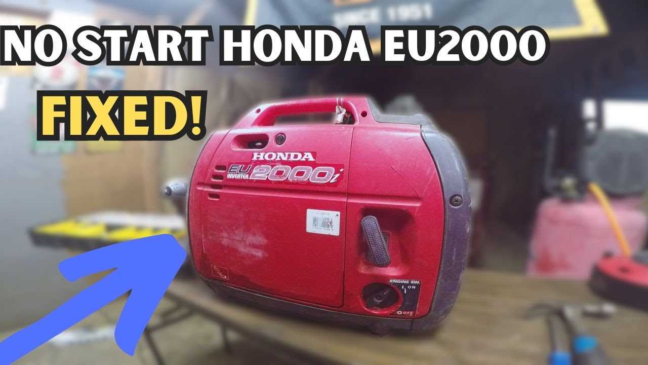 honda generator eu2000i parts diagram