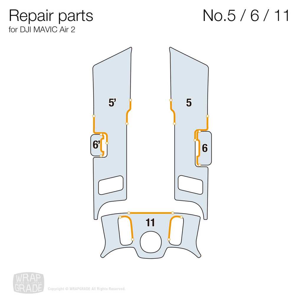 dji mavic air parts diagram