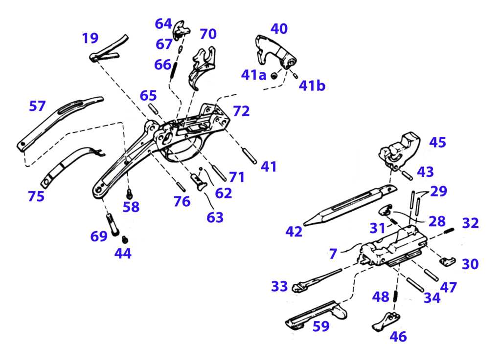 browning bar parts diagram