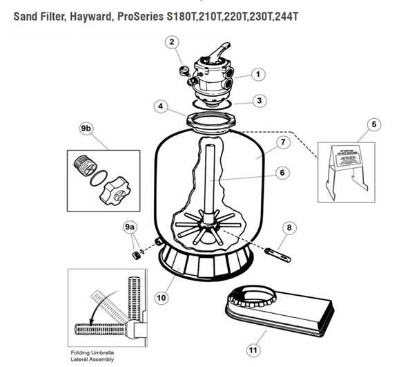 hayward s244t parts diagram