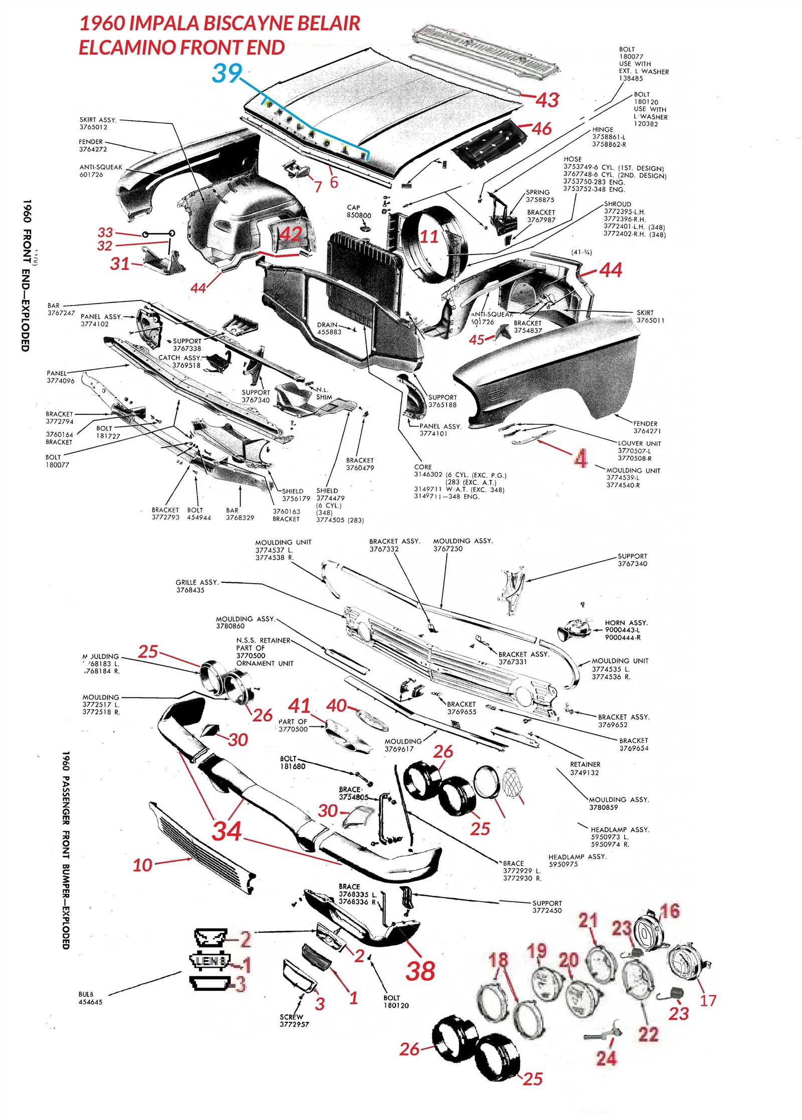 2010 chevy impala parts diagram