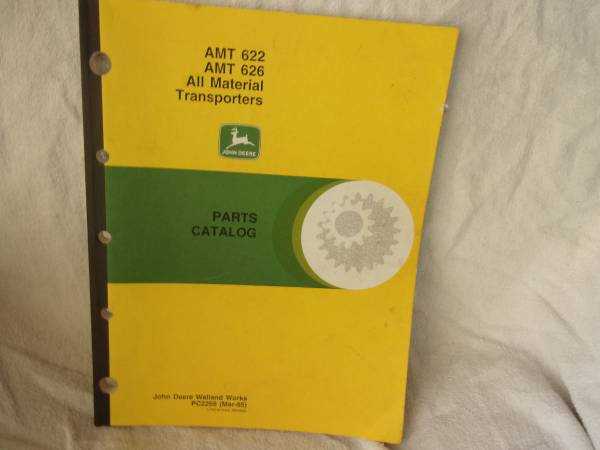 john deere amt 622 parts diagram