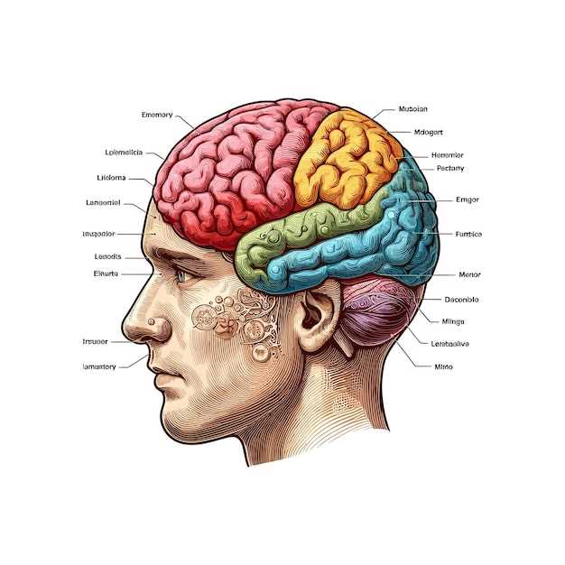 different parts of the brain diagram