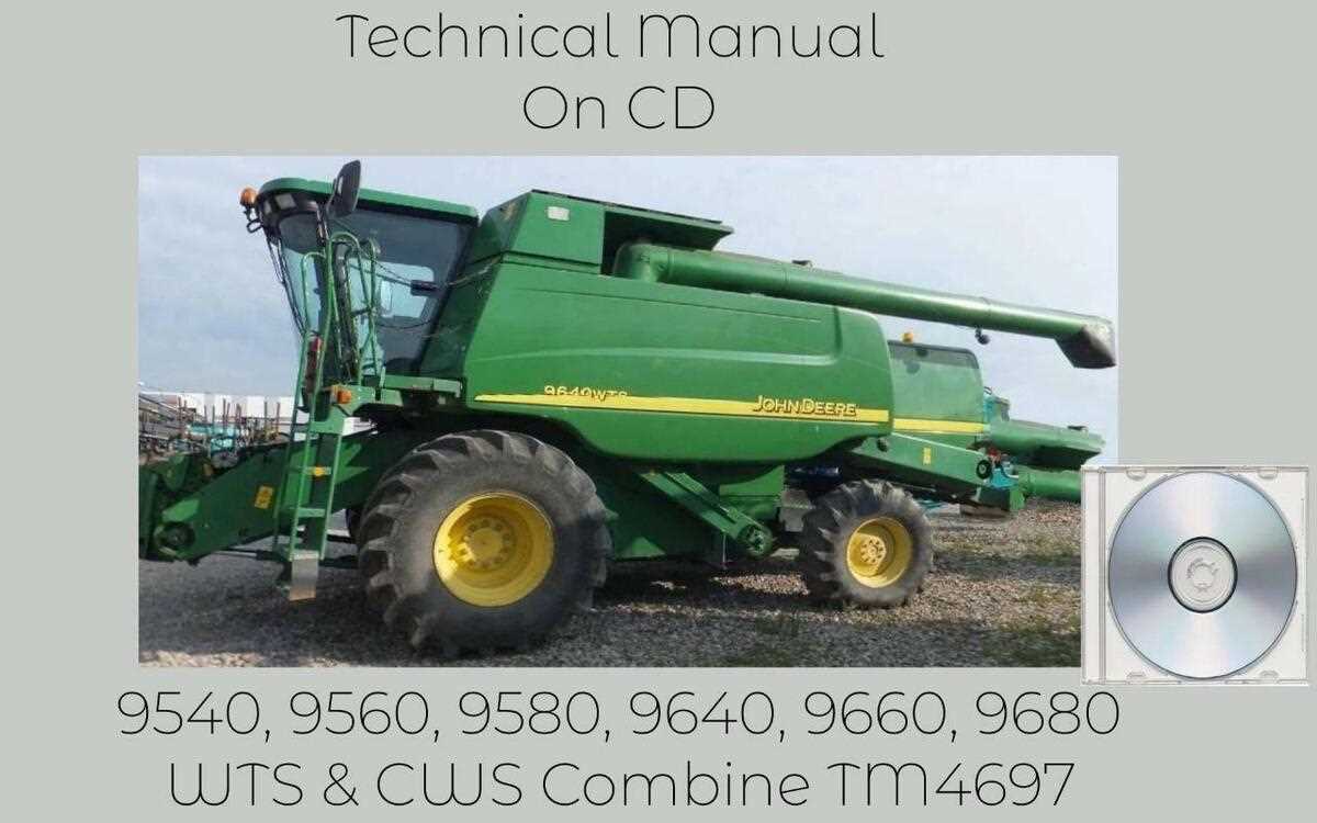 john deere 9600 combine parts diagram