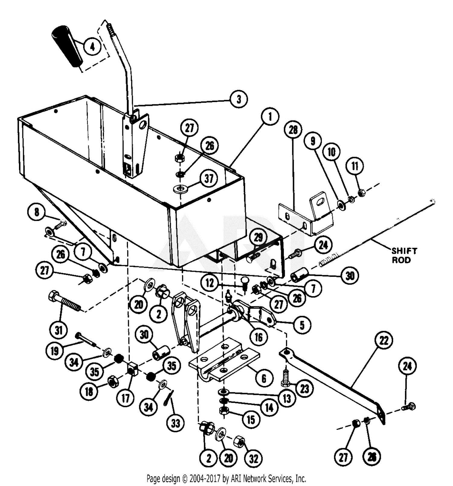 shifter parts diagram