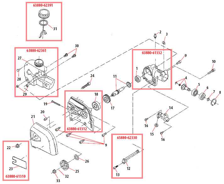 stihl pole saw parts diagram