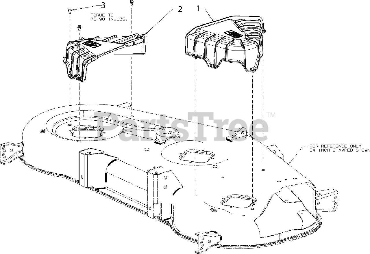 craftsman 54 mower deck parts diagram