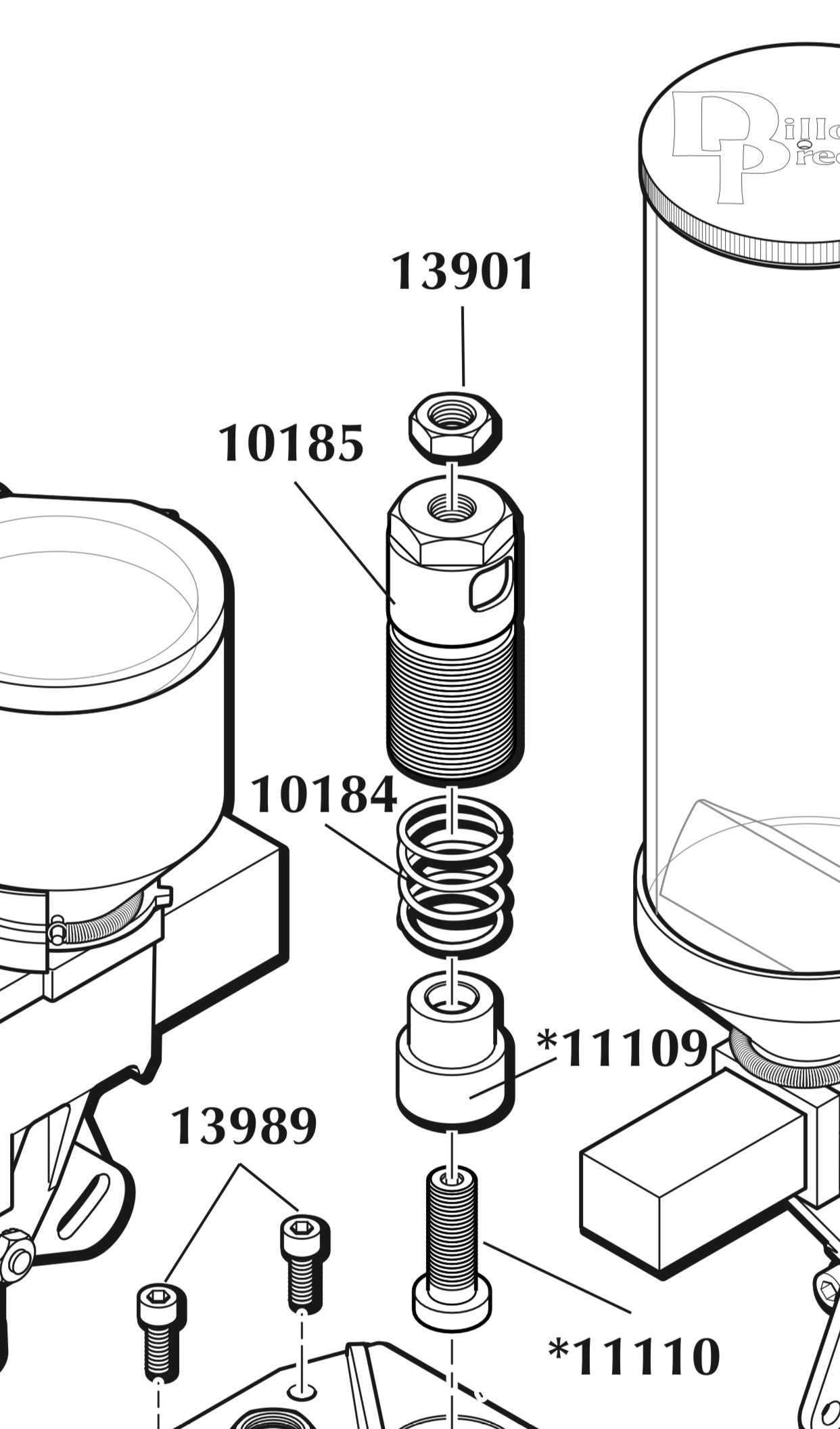 dillon 1050 parts diagram