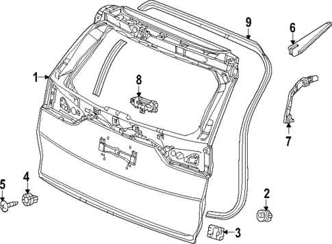 honda cr v body parts diagram