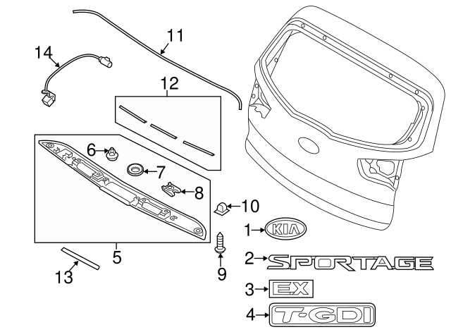 2016 kia sedona parts diagram