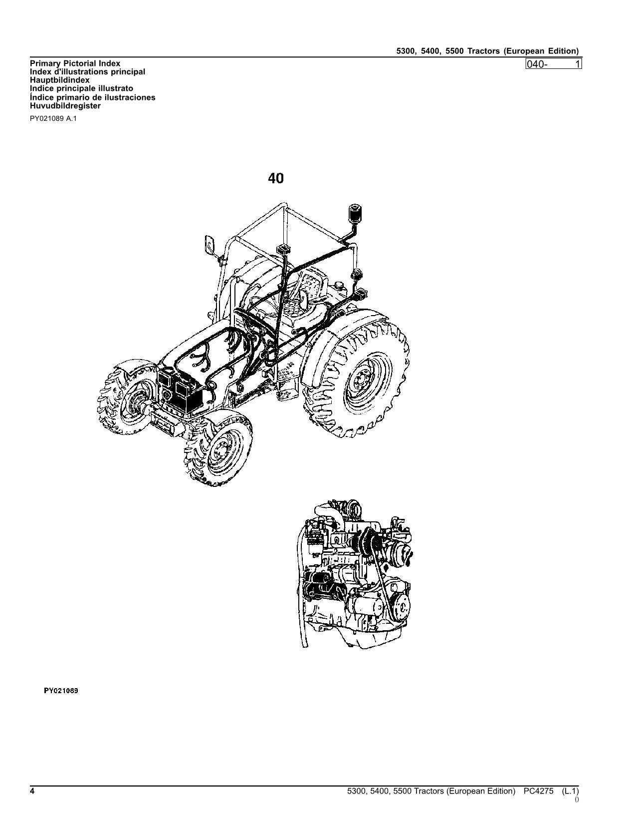 john deere 5300 parts diagram