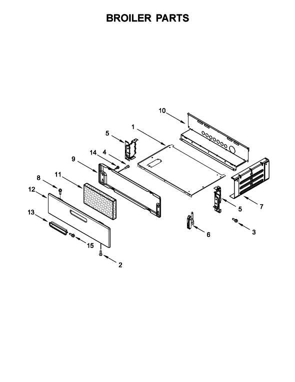 amana range parts diagram