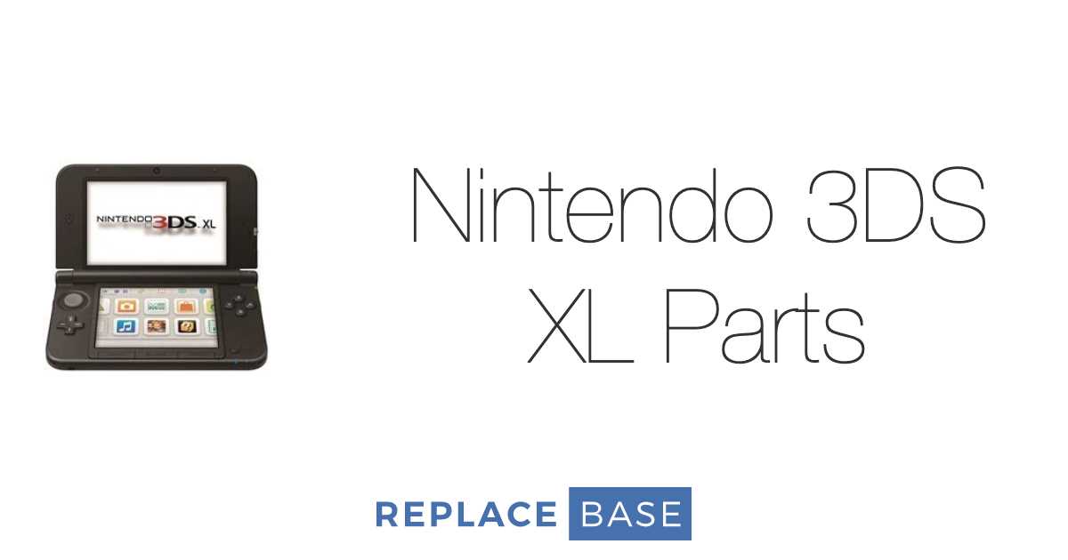 nintendo 3ds xl parts diagram