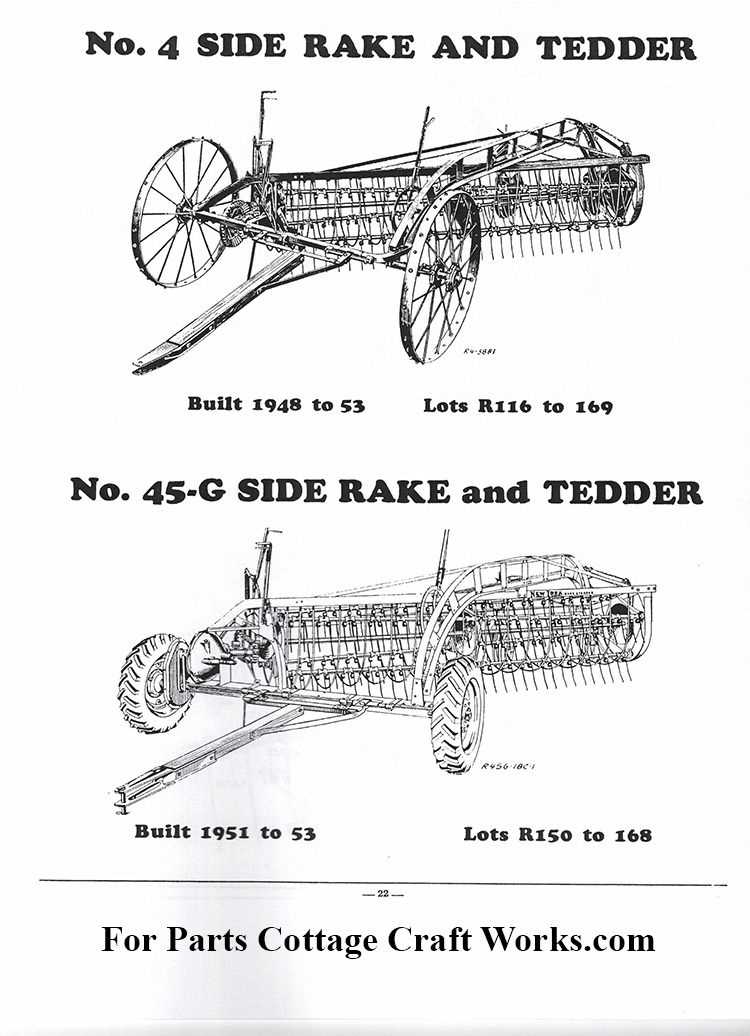 new idea hay rake parts diagram