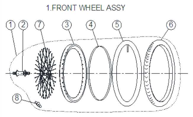 bicycle wheel parts diagram