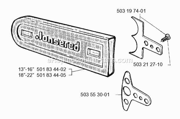 jonsered 2050 parts diagram