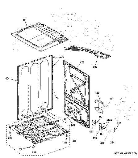 ge appliance parts diagram