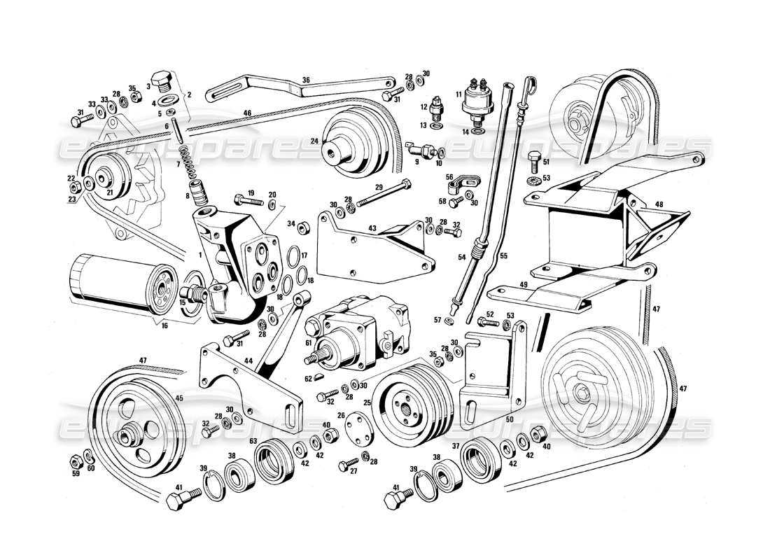 pulley parts diagram