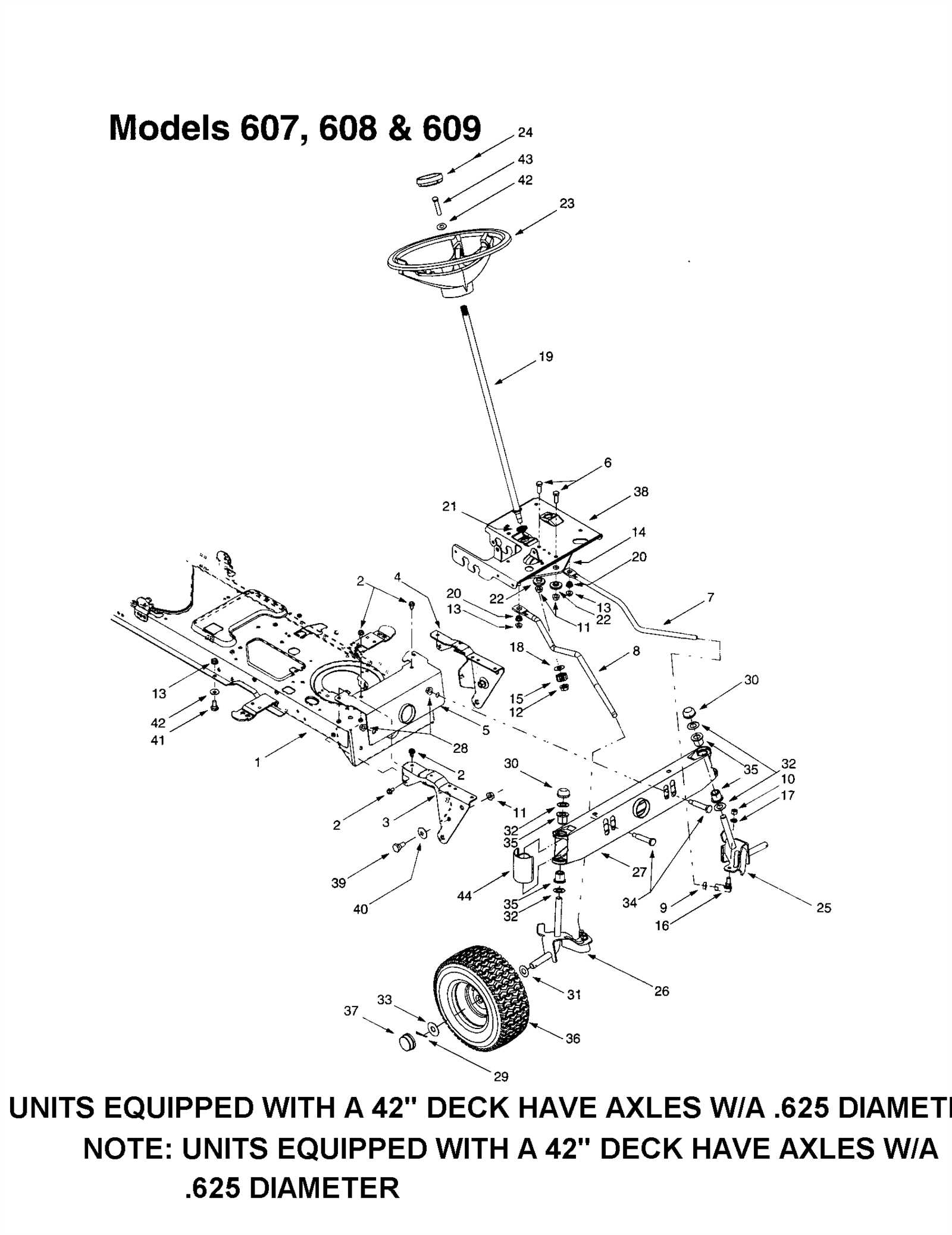 yardman mower parts diagram