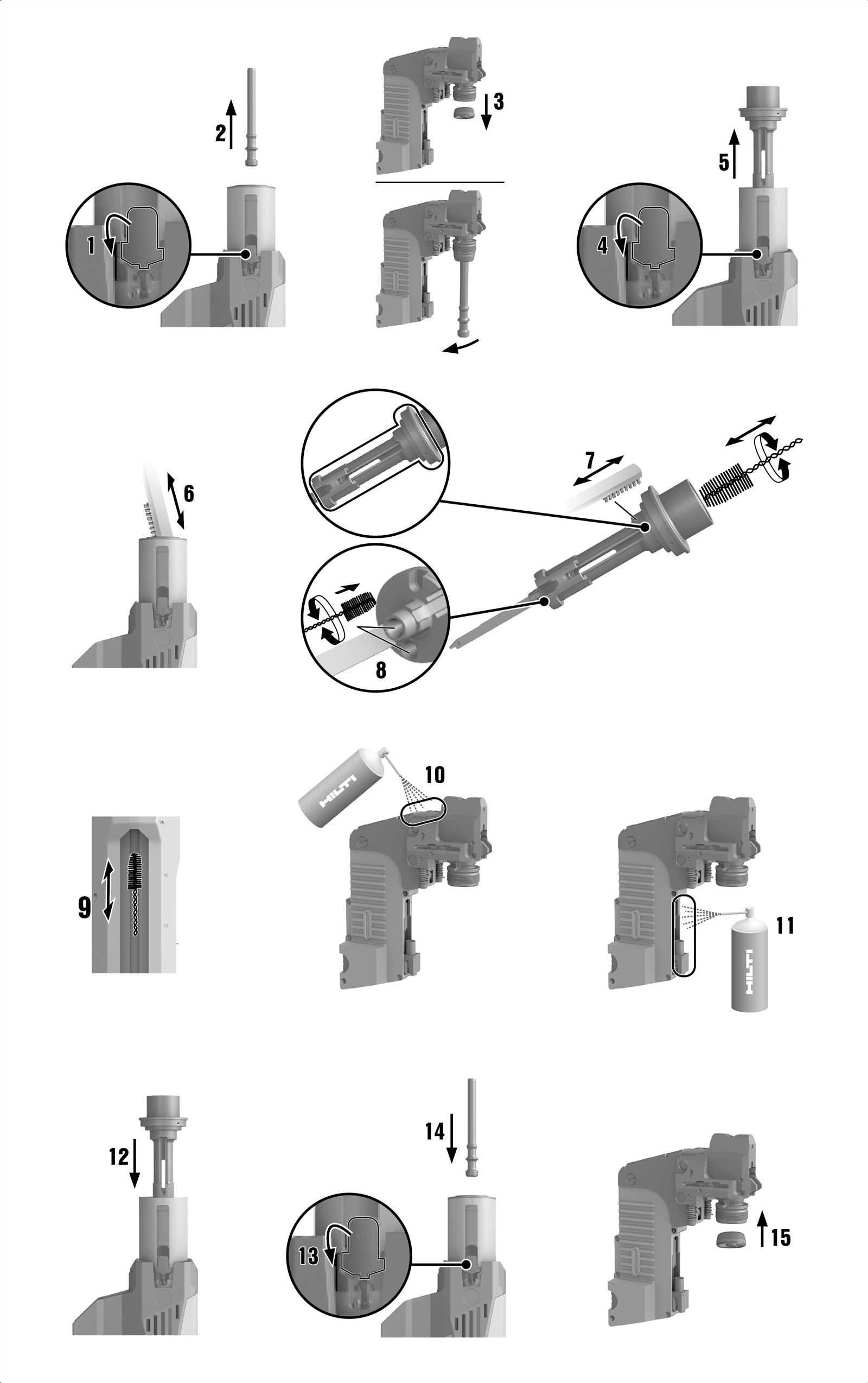 hilti dx a41 parts diagram