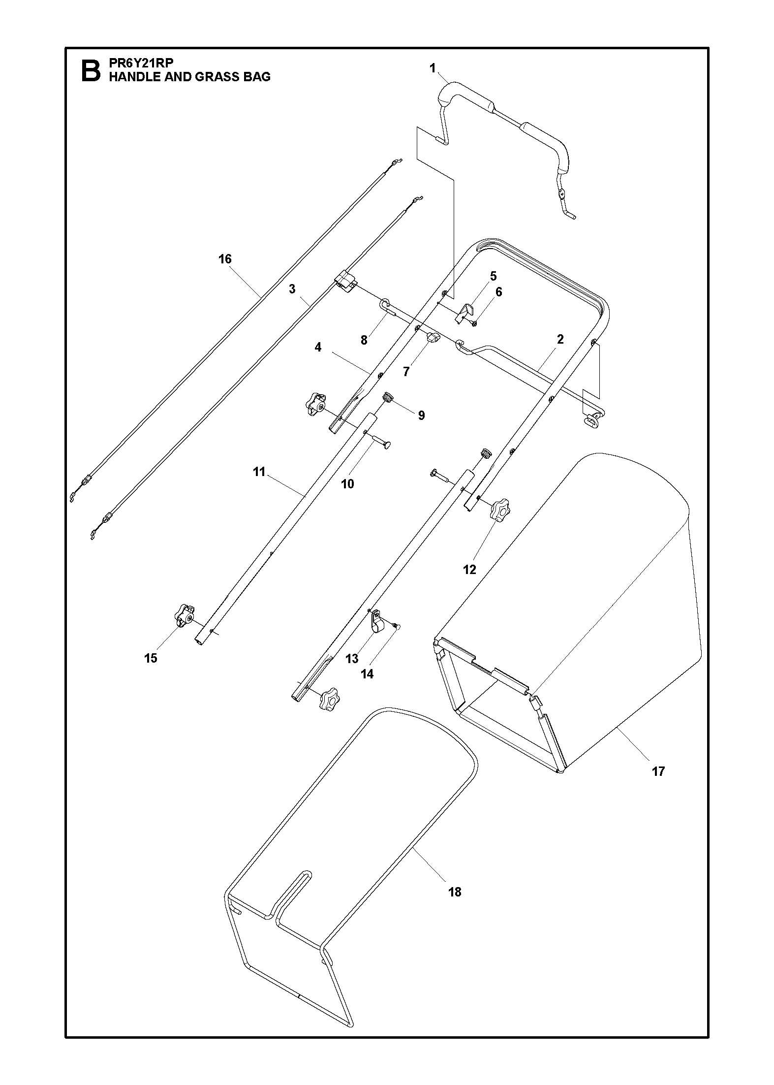 poulan pro mower parts diagram