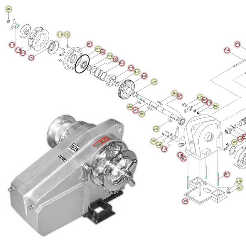 quick windlass parts diagram