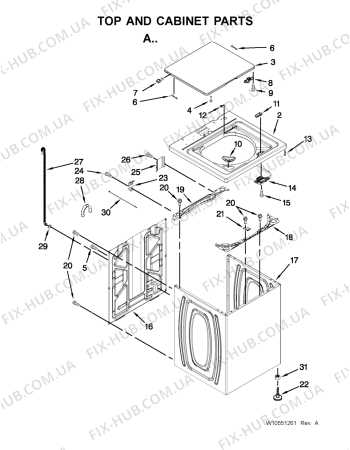 kenmore washing machine model 110 parts diagram