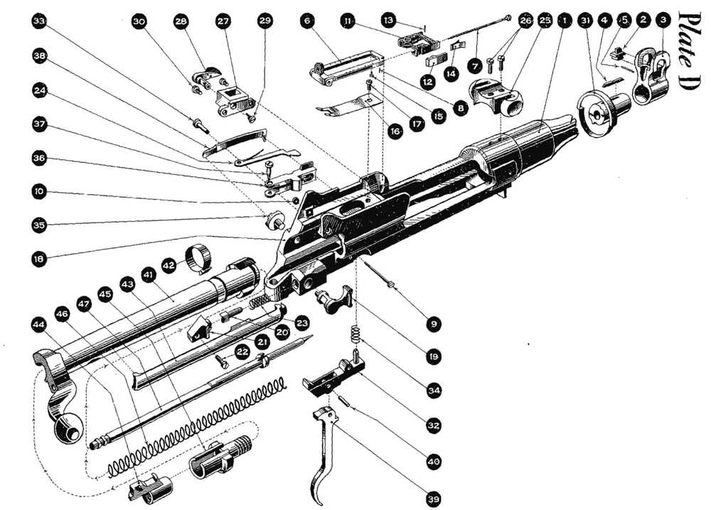 browning bar parts diagram