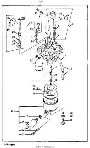 john deere lx176 parts diagram