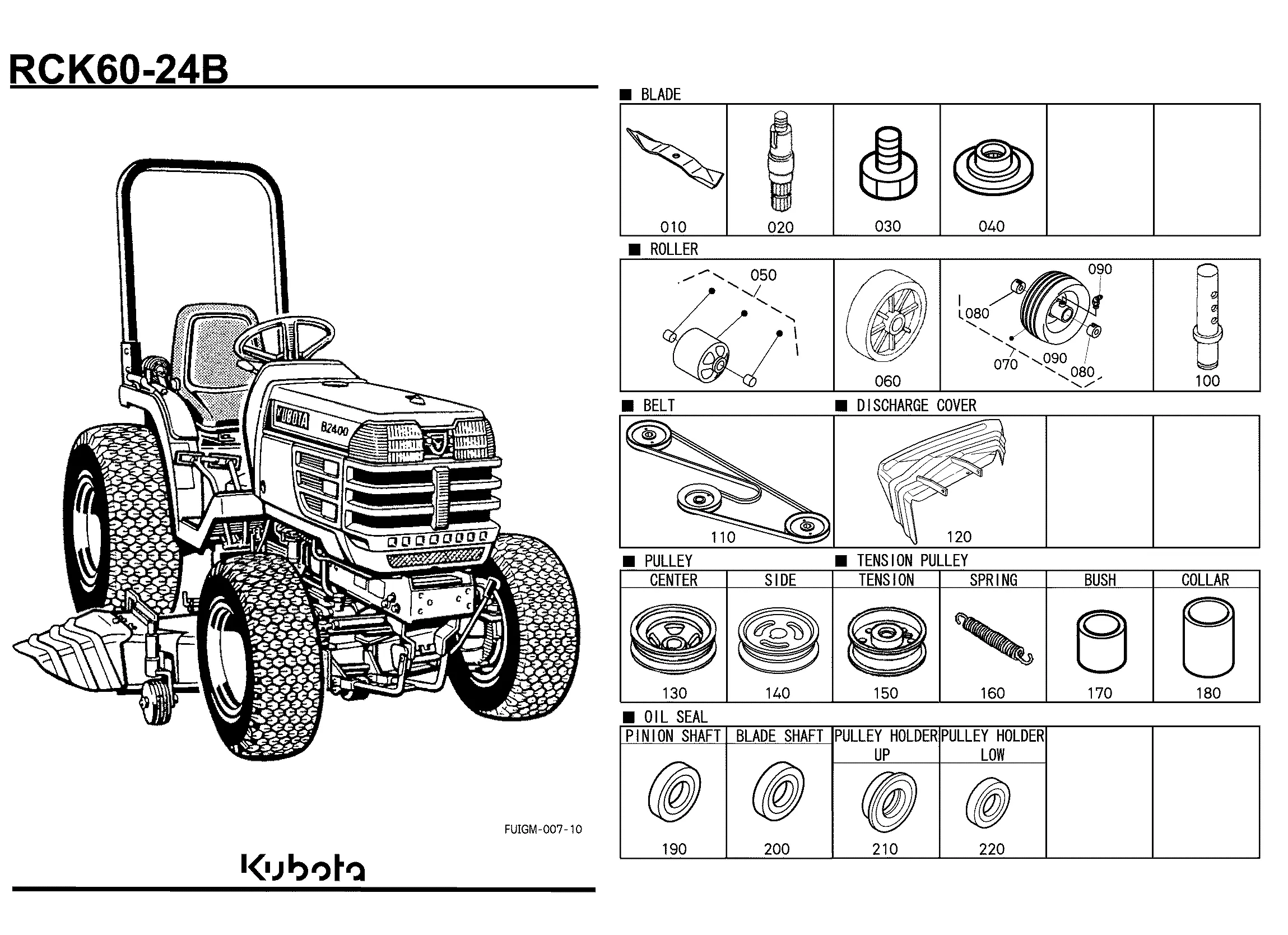 kubota rck60 24b parts diagram