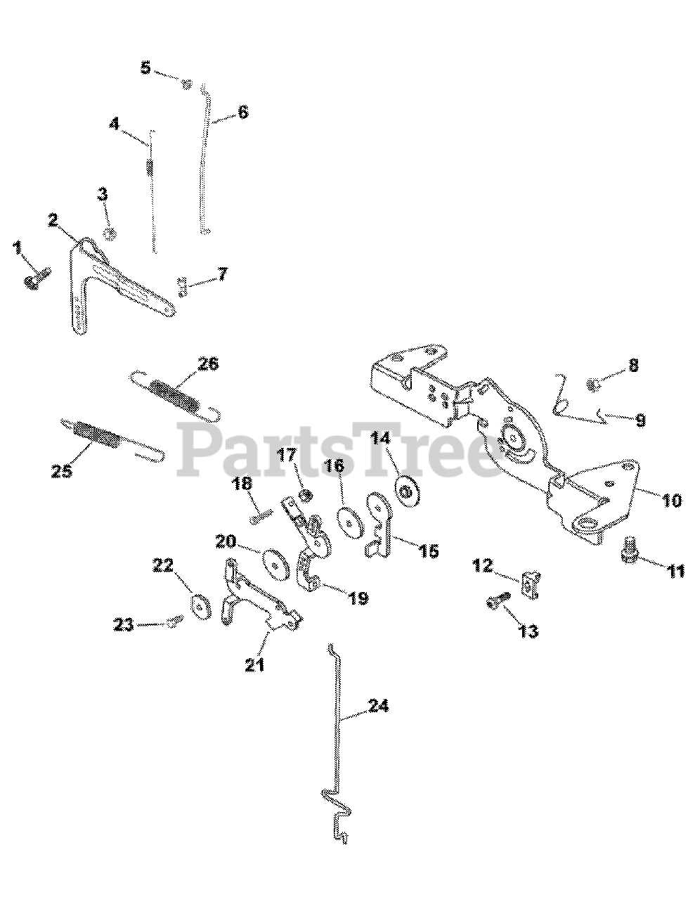 lt1050 cub cadet parts diagram