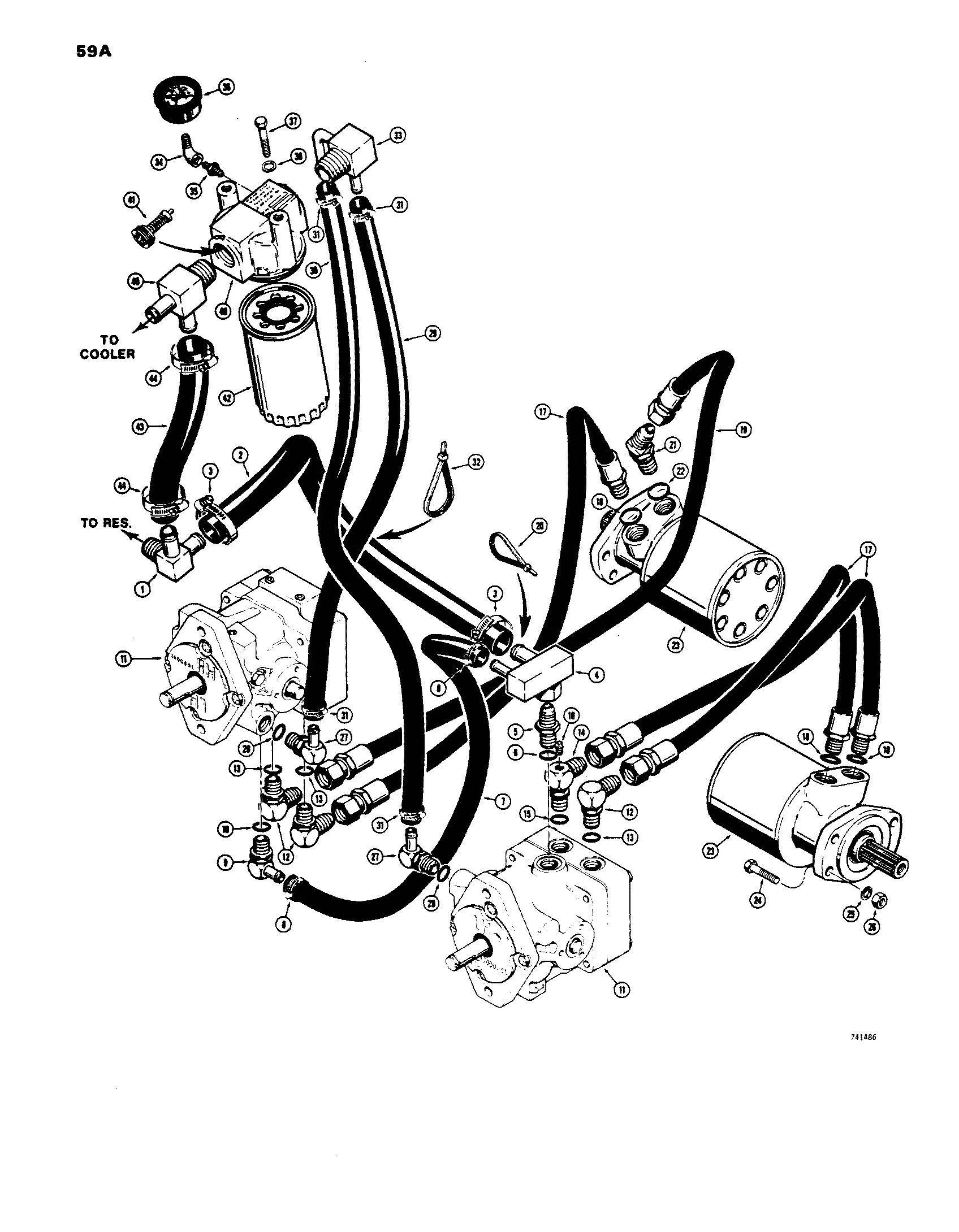 case 1816 parts diagram