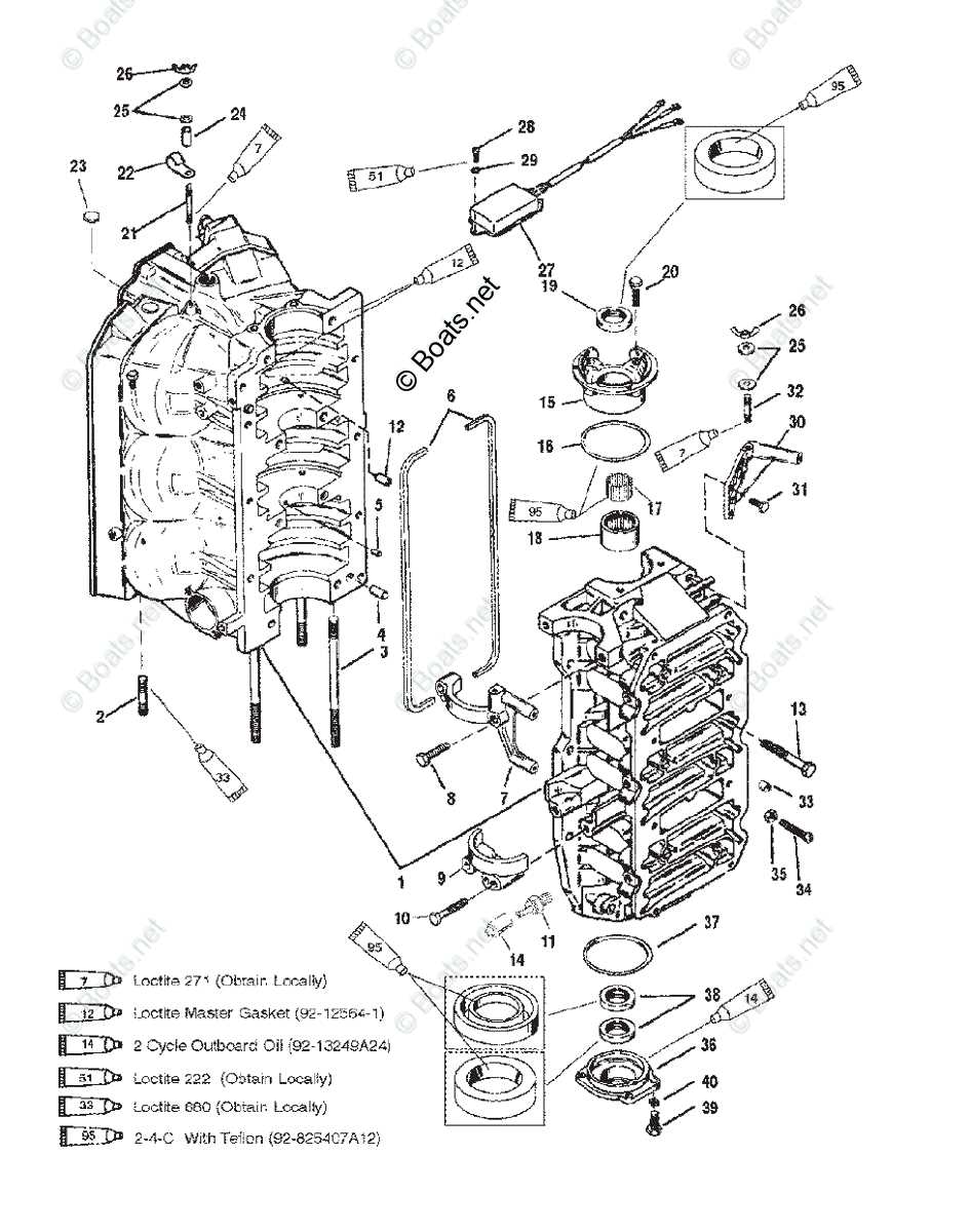 mercury optimax 150 parts diagram