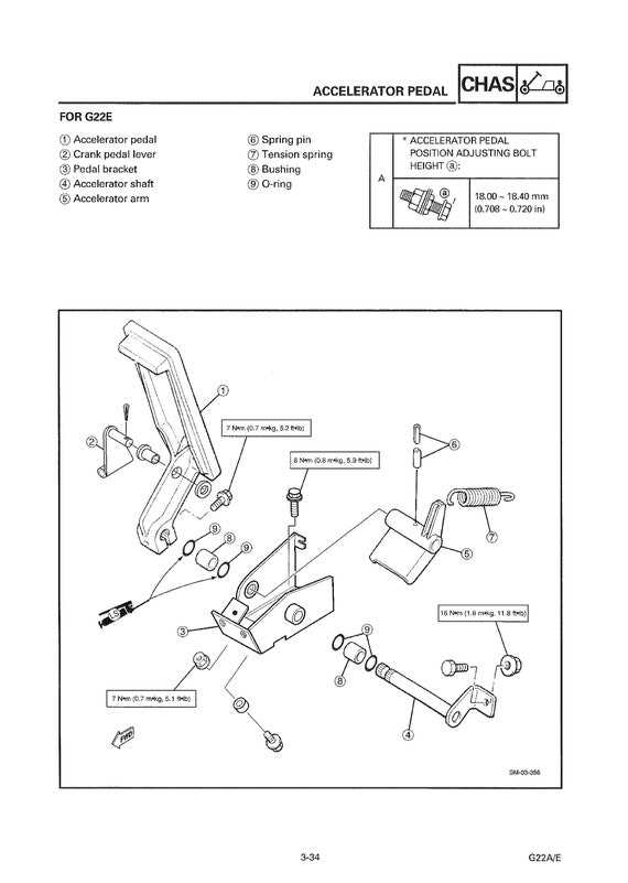 yamaha g16a parts diagram