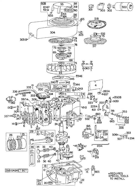 briggs stratton engine parts diagram