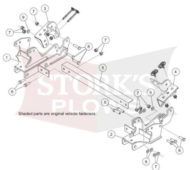 western wideout plow parts diagram