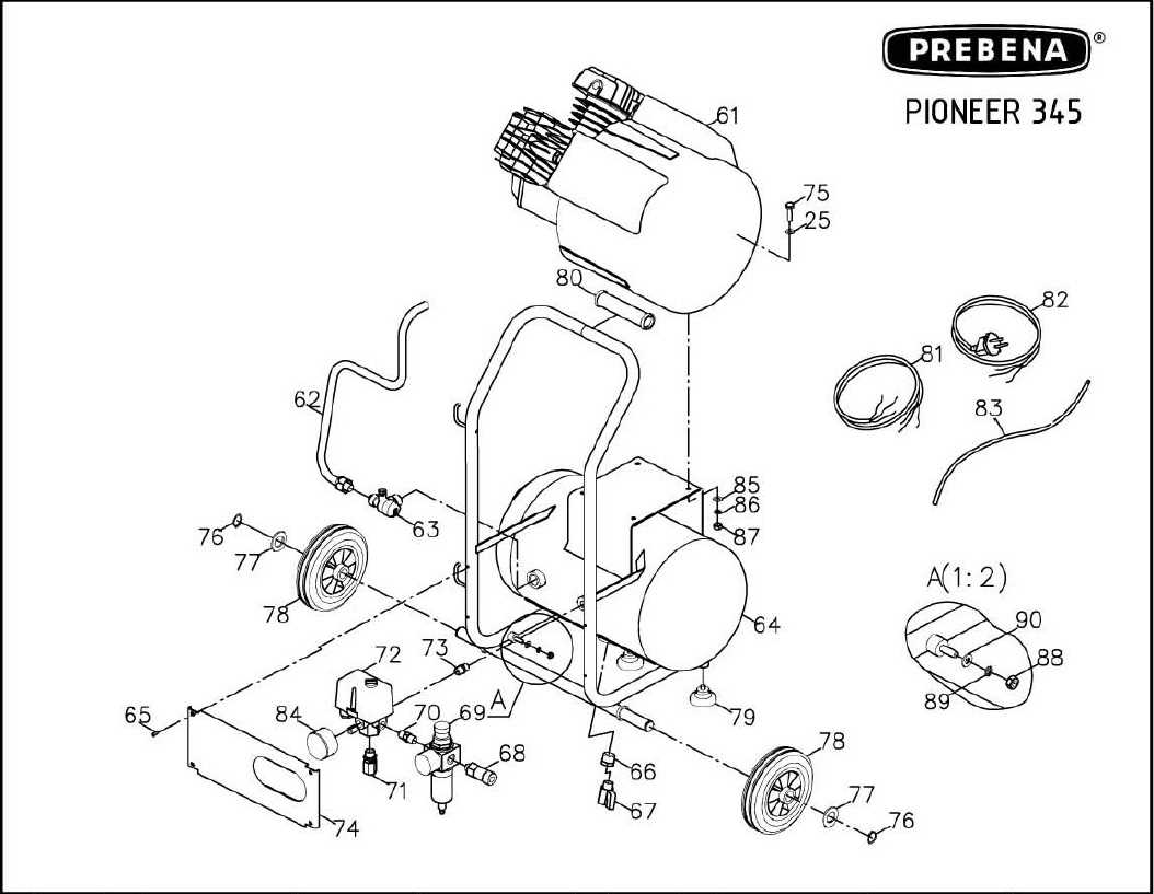 ridgid air compressor parts diagram