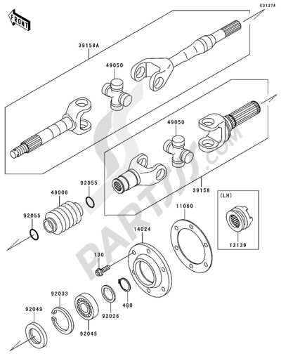 kawasaki mule parts diagram