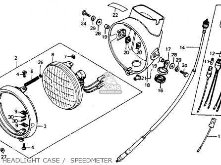 honda trail 90 parts diagram