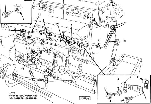 cummins n14 fuel pump parts diagram