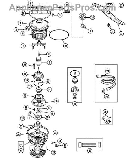 jenn air jdb 5 parts diagram